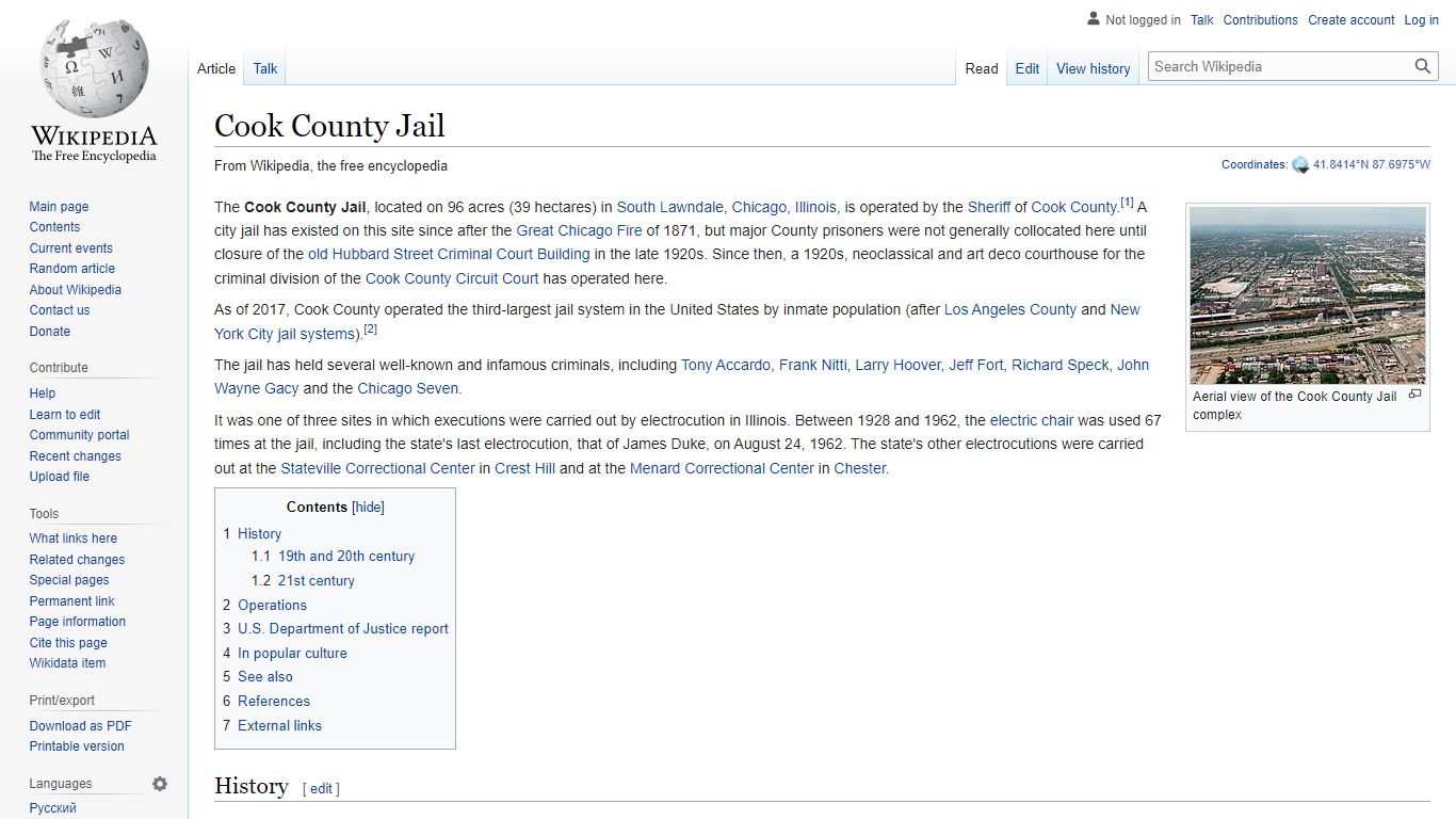 Cook County Jail - Wikipedia