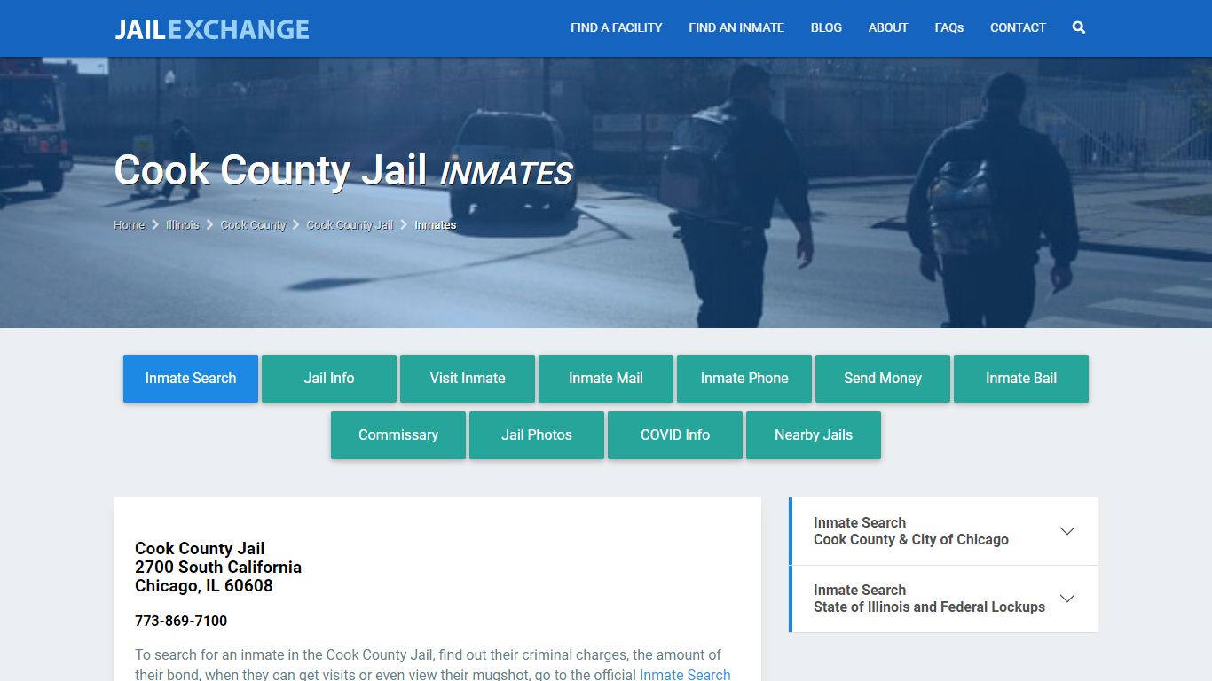 Cook County Inmate Search | Arrests & Mugshots | IL - JAIL EXCHANGE